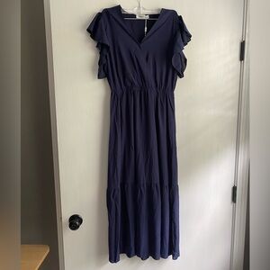 NWT Navy Blue Midi Dress